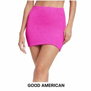 Good American | Hot Pink Always Fits Mini Skirt, Size 1-2 (3)